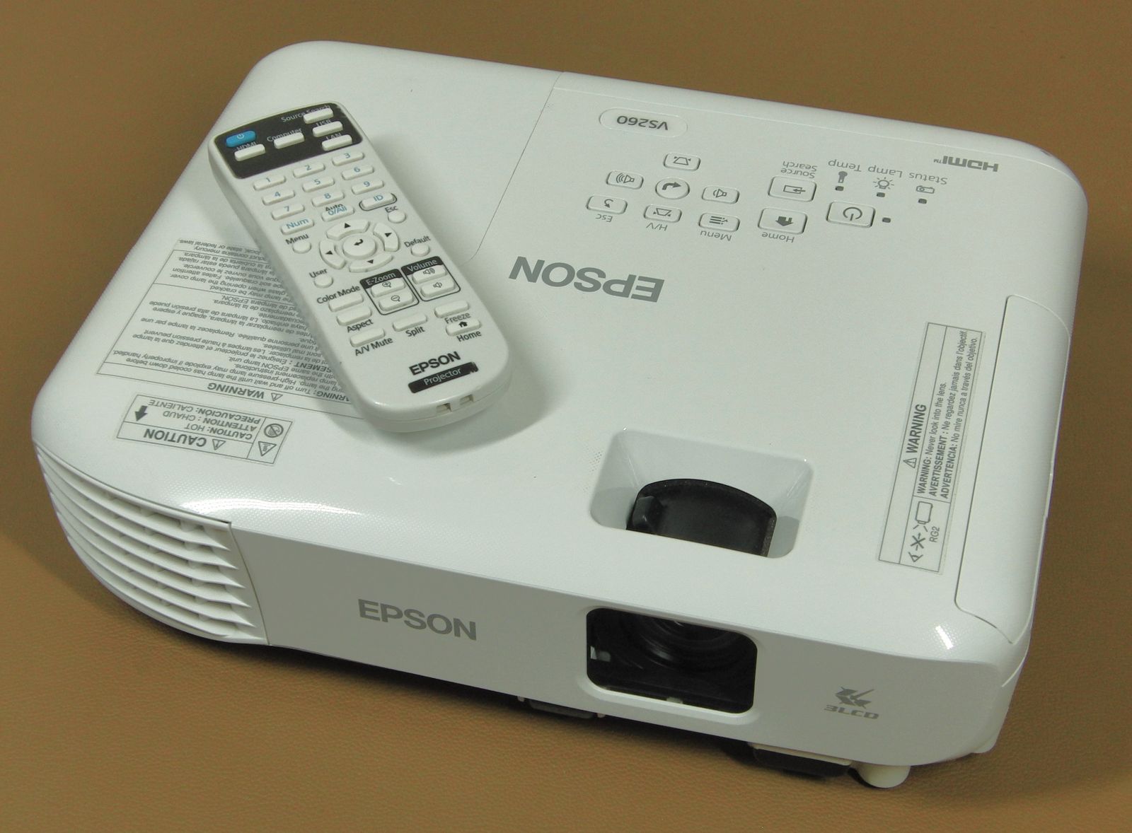 Epson VS260 3300 Lumens Projector