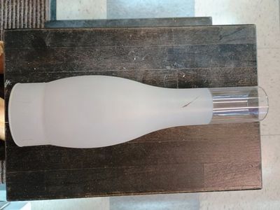 Oil lamp Chimney. 2 7/8" x 12" tall.