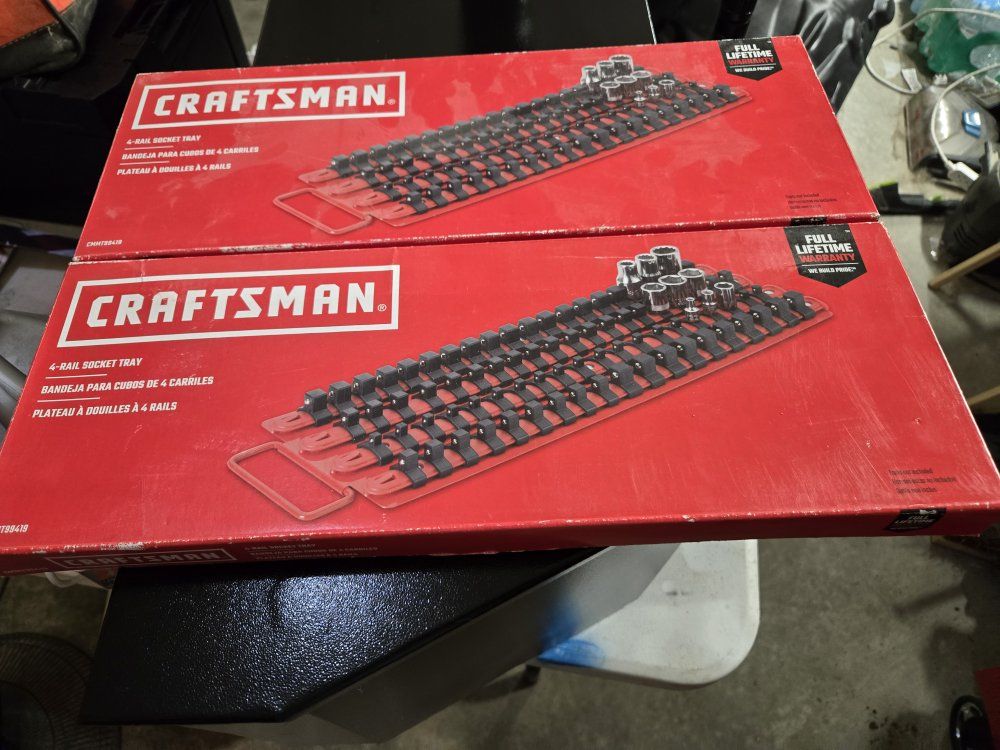 Chraftsman 4 rail socket tray