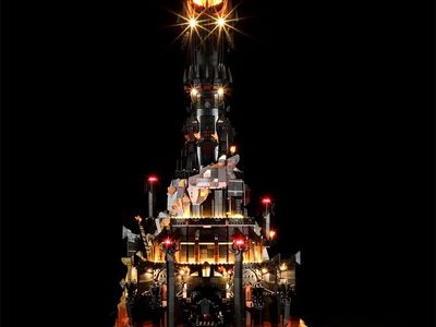 Briksmax LED Lighting Kit for LEGO The Lord of the Rings: Barad-dûr (10333)