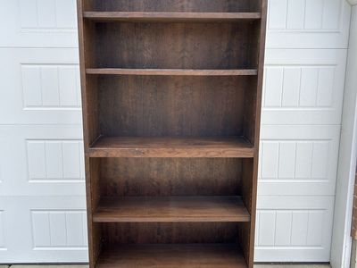 Custom Built Mahogany, But Case Shelving