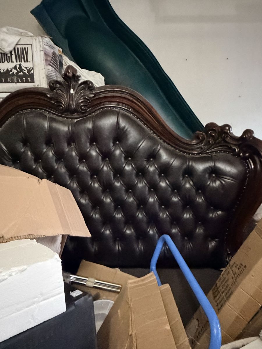 New. King Size Quilted Leather Headboard.