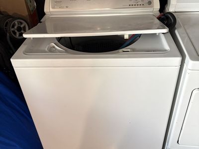 Whirlpool White Top-Load Washer & Dryer Set - Used, Good Condition