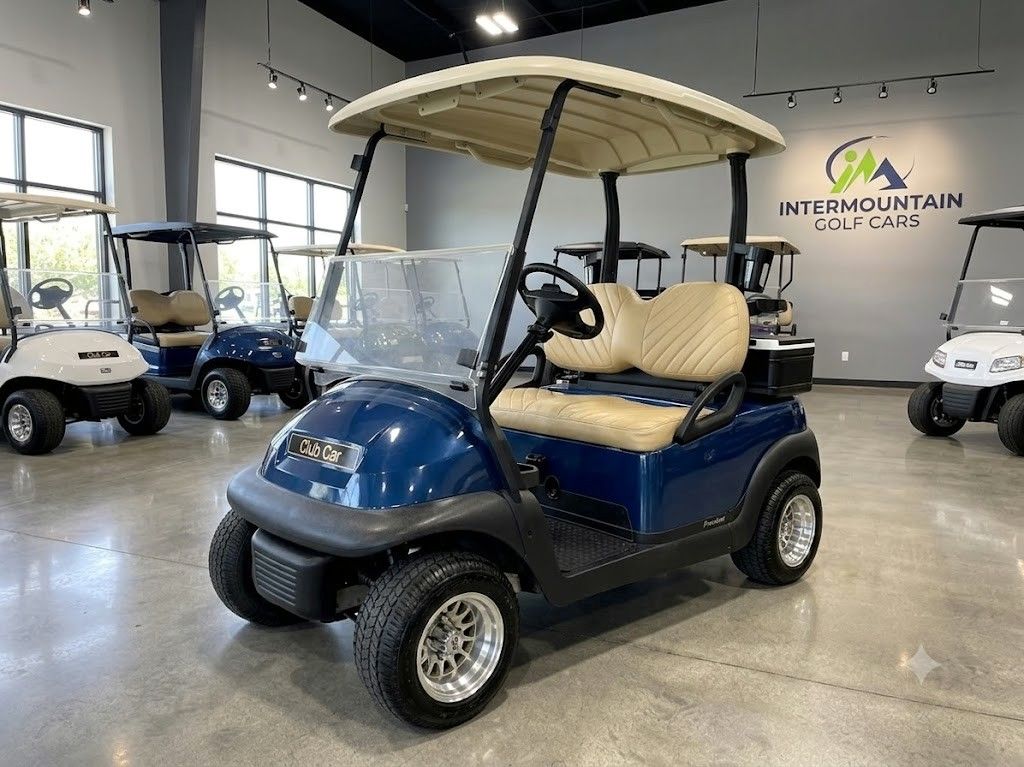 Refurbished 2013 Blue Lithium Club Car Precedent Gas Golf Cart