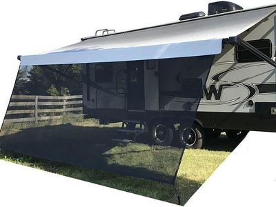 RV Awning Sun Shade Screen Sunshade