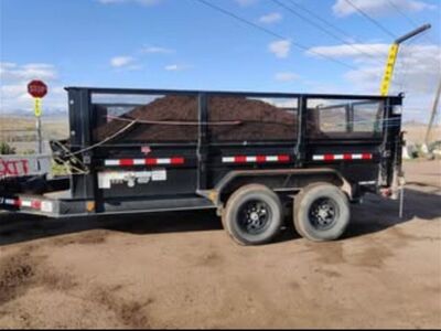 2019 PJ 7x14 Low Pro Dump Trailer 14K GVWR