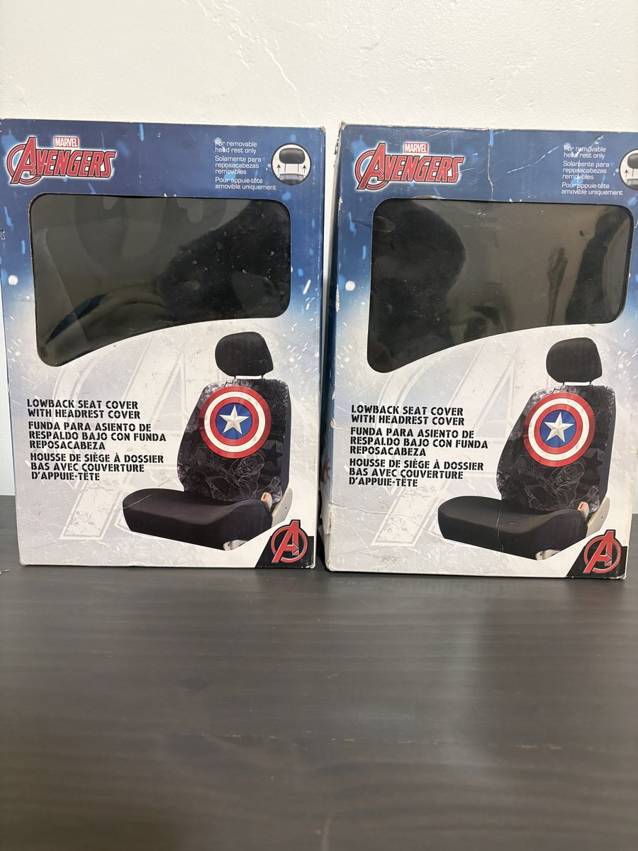 Captain America Marvel Seat Covers