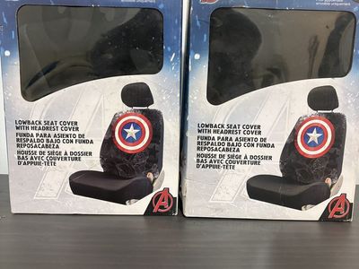 Captain America Marvel Seat Covers