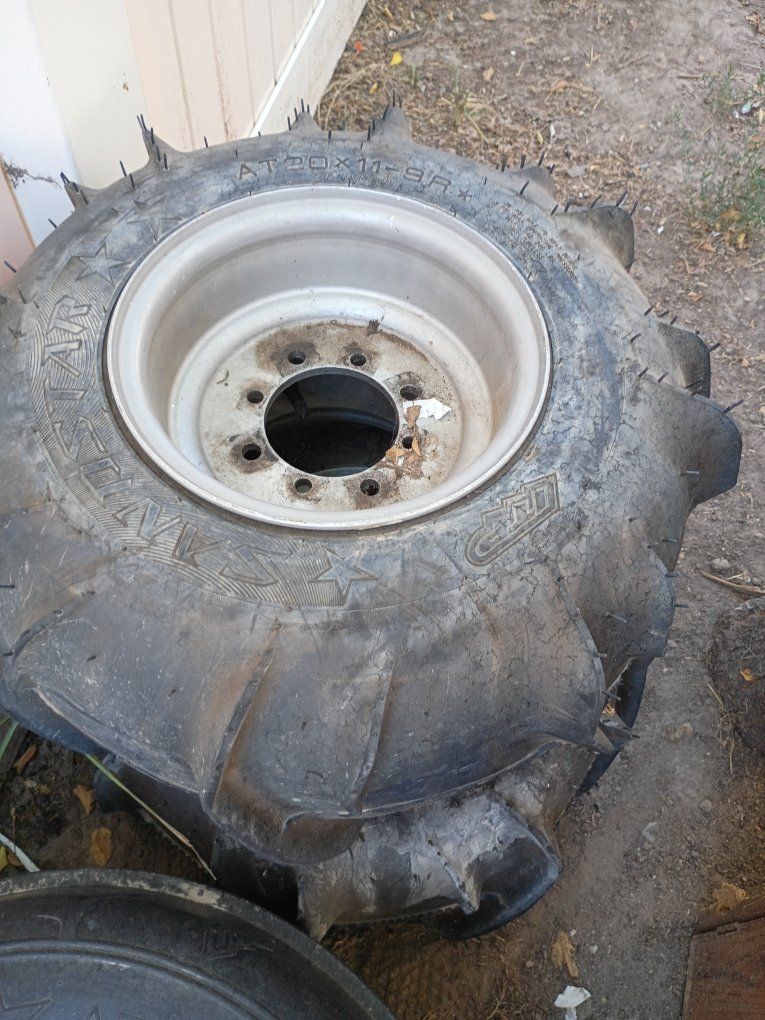 ITP Sand Star ATV Paddle Tires with Rims Set of 4