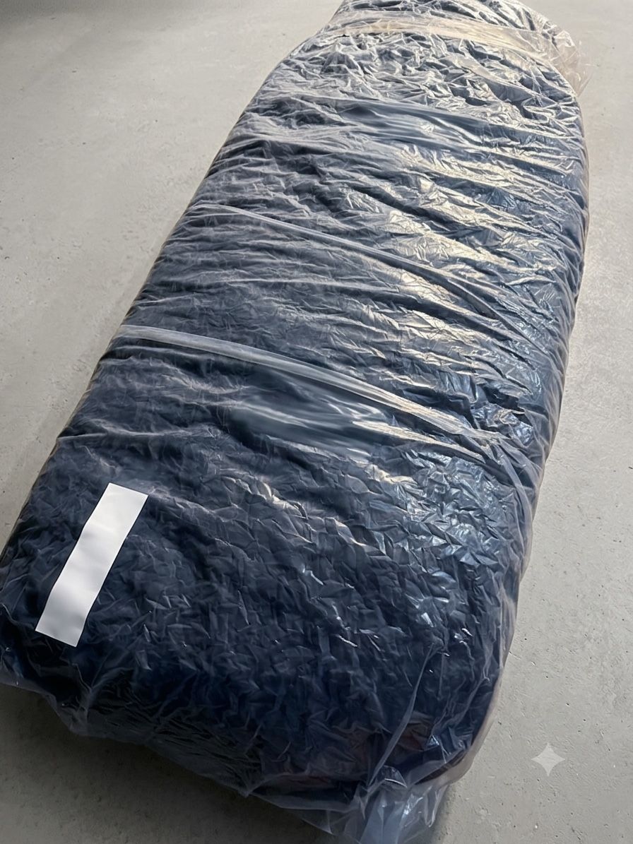 Big Joe Fuf XL 5-Foot Foam-Filled Bean Bag Chair Lounger - Dark Navy