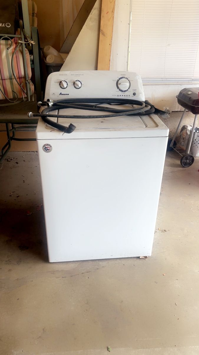 (FREE)Amana White Top Load Washing Machine