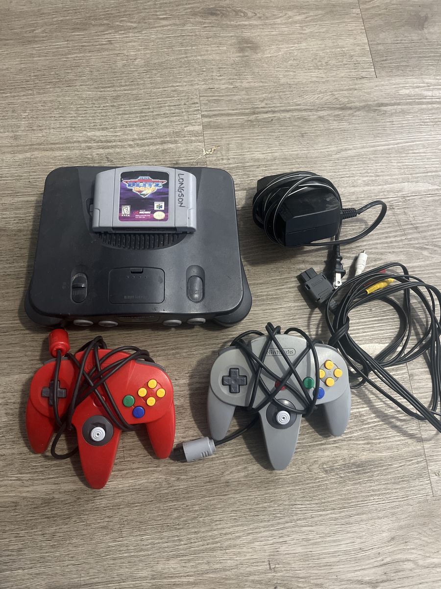 Nintendo 64 with blitz 2000