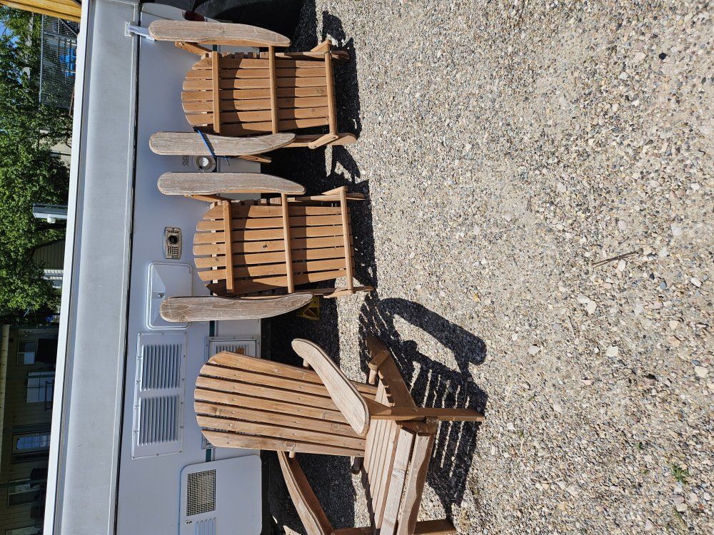 Adirondack wooden Patio Chairs