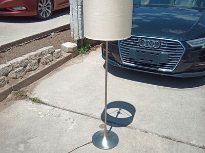 Mid Century Laurel lamp with pewter base
