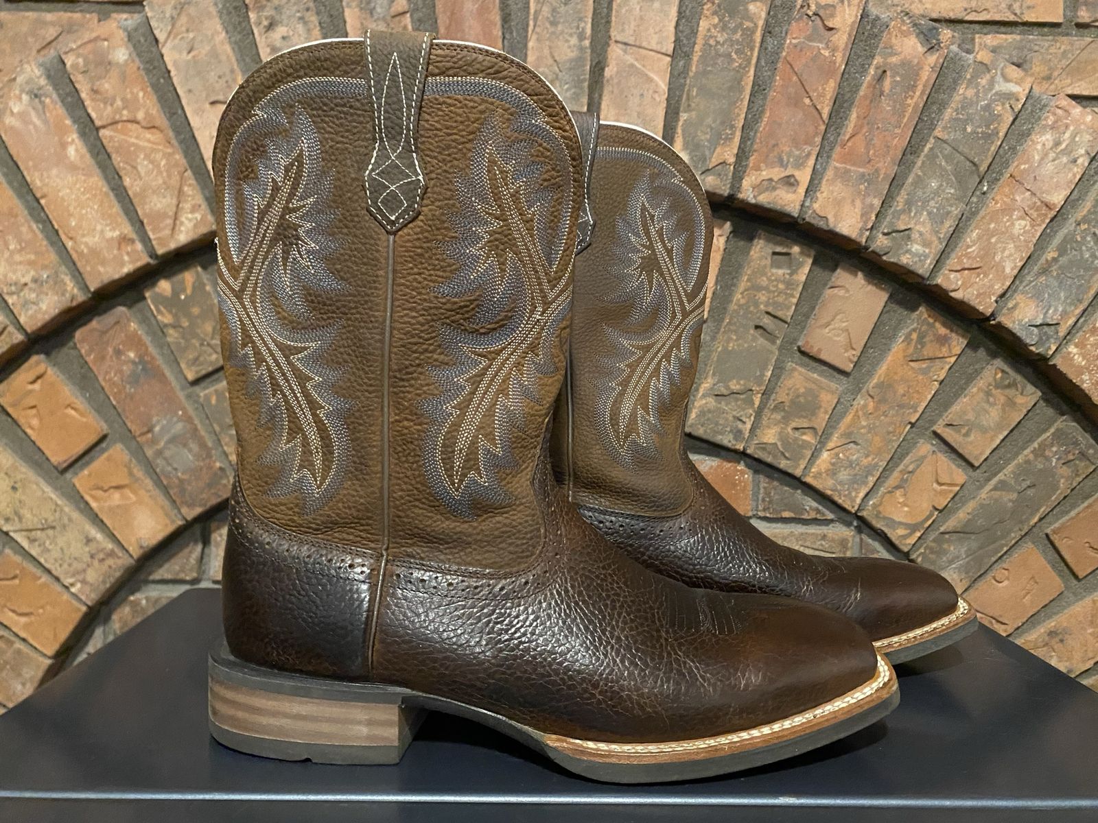 ARIAT MEN'S 11.5 D QUICKDRAW PERFORMANCE WESTERN BOOTS - BROAD SQUARE TOE