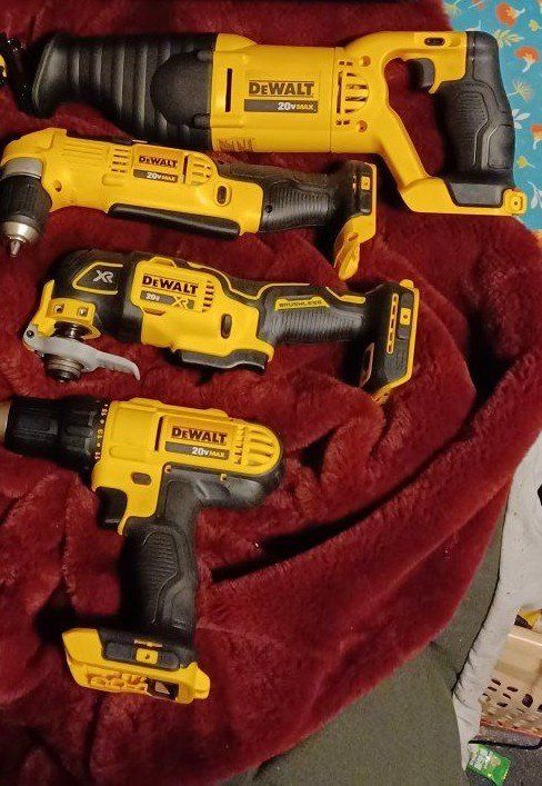 DeWALT 4 Tool & 1- 5ah  battery & charger $260 or buy tools and/or batteries separate or make your own bundle deal