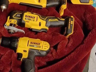 DeWALT 4 Tool & 1- 5ah battery & charger $260 or buy tools and/or batteries separate or make your own bundle deal