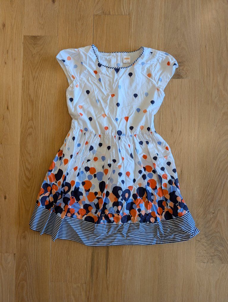 Gymboree Girls Hot Air Balloon Print Dress Size 10