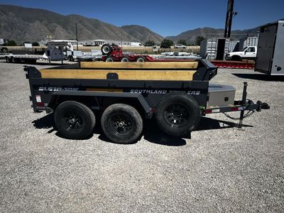 2026 Southland 6x10 10k Tube Frame Scissor Lift Dump Trailer