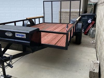 12'x7' Utility Trailer with Better Built Storage Box - Excellent Condition