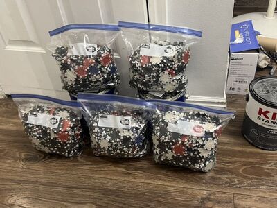 Huge Matching Set Of Poker Chips 50 POUNDS!!