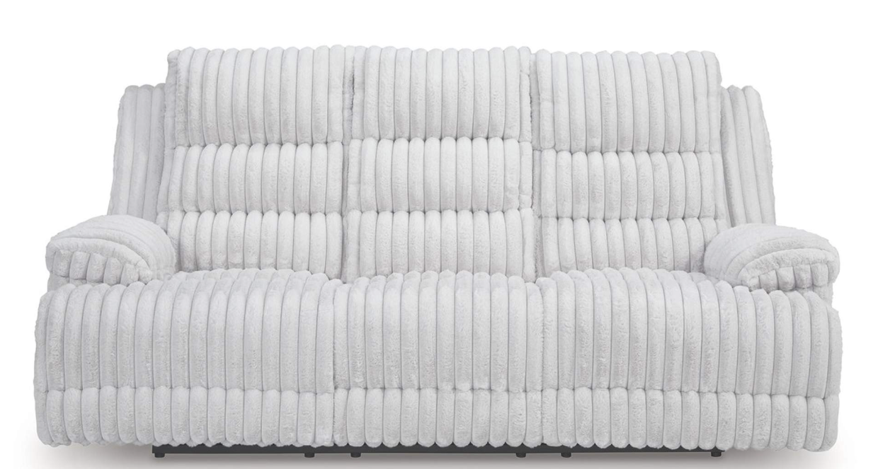 Rhines Falls Power Reclining Sofa w/ Drop Down Table - Living Room Furniture - Action Home Furniture