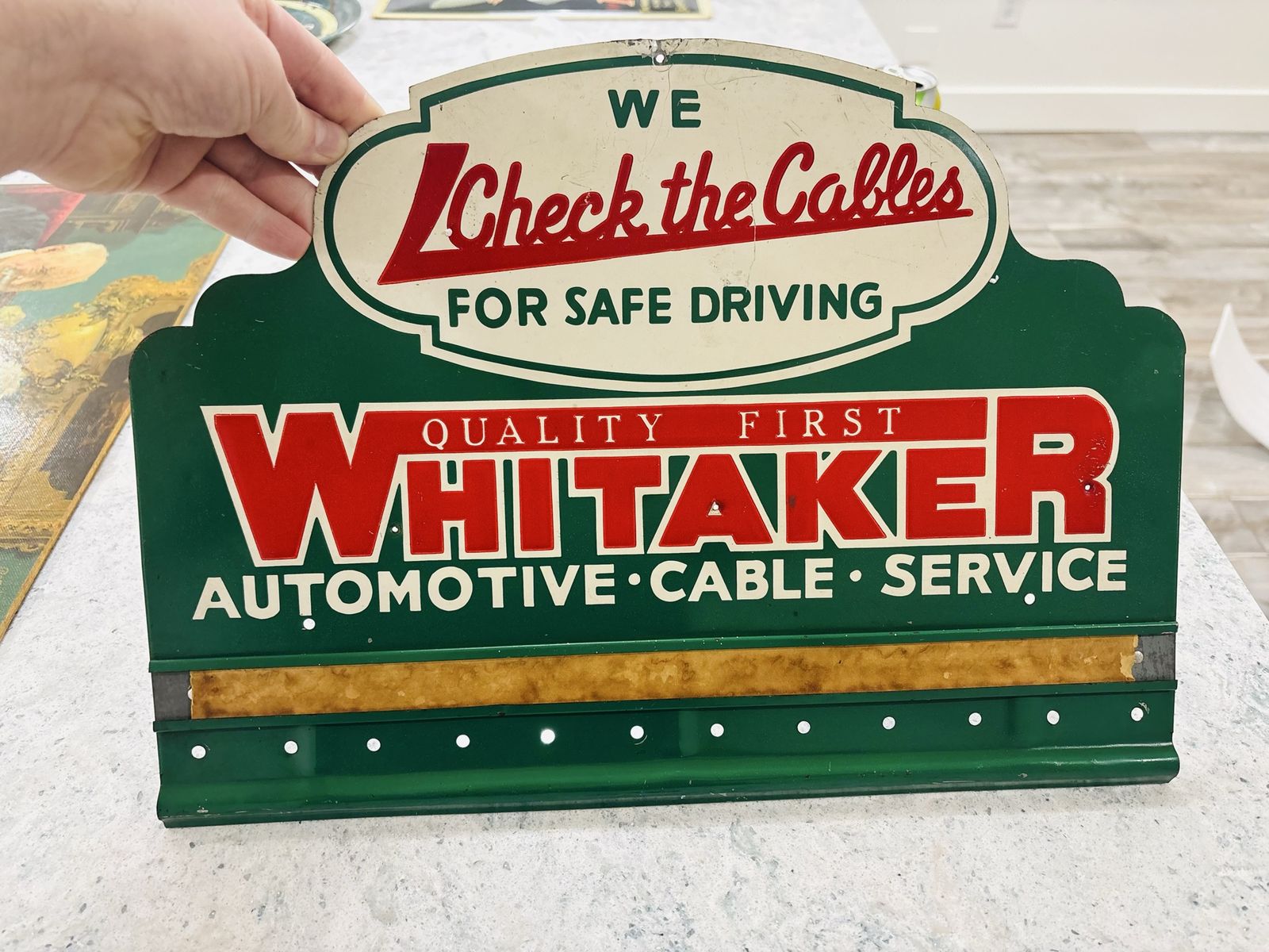 Whitaker Cable Display Sign