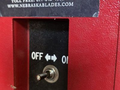 Nebraska Blades CS-101-2000 Blade Sharpener - Red, Industrial Grade