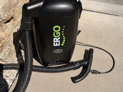 Atrix Ergo Backpack HEPA Vacuum Cleaner - Black Corded Electric