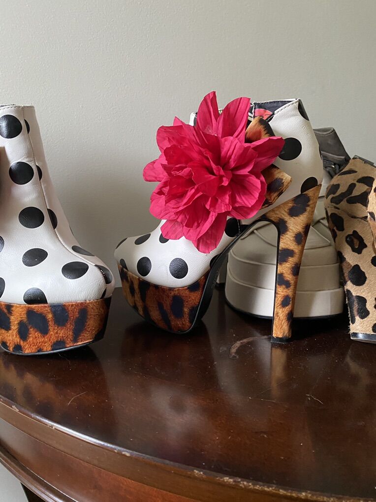 Iron Fist LolIta Love Sz 7 Platform Ankle Booties