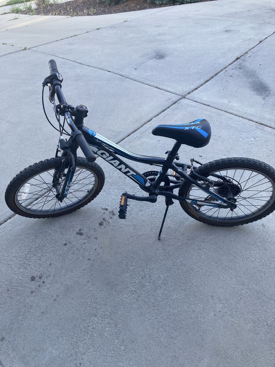 Giant XTC Jr 20 Kids Mountain Bike - 20" Wheels, Shimano RevoShift, Blue/Black