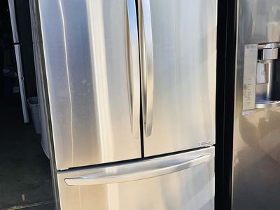 $450 OBO GOOD REFRIGERATOR WHIRLPOOL 3 DOORS STAINLESS