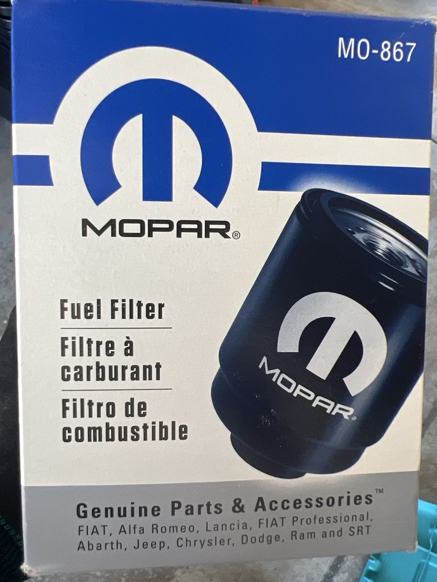 Genuine Mopar Fuel Filter Part MO-867 New in Box