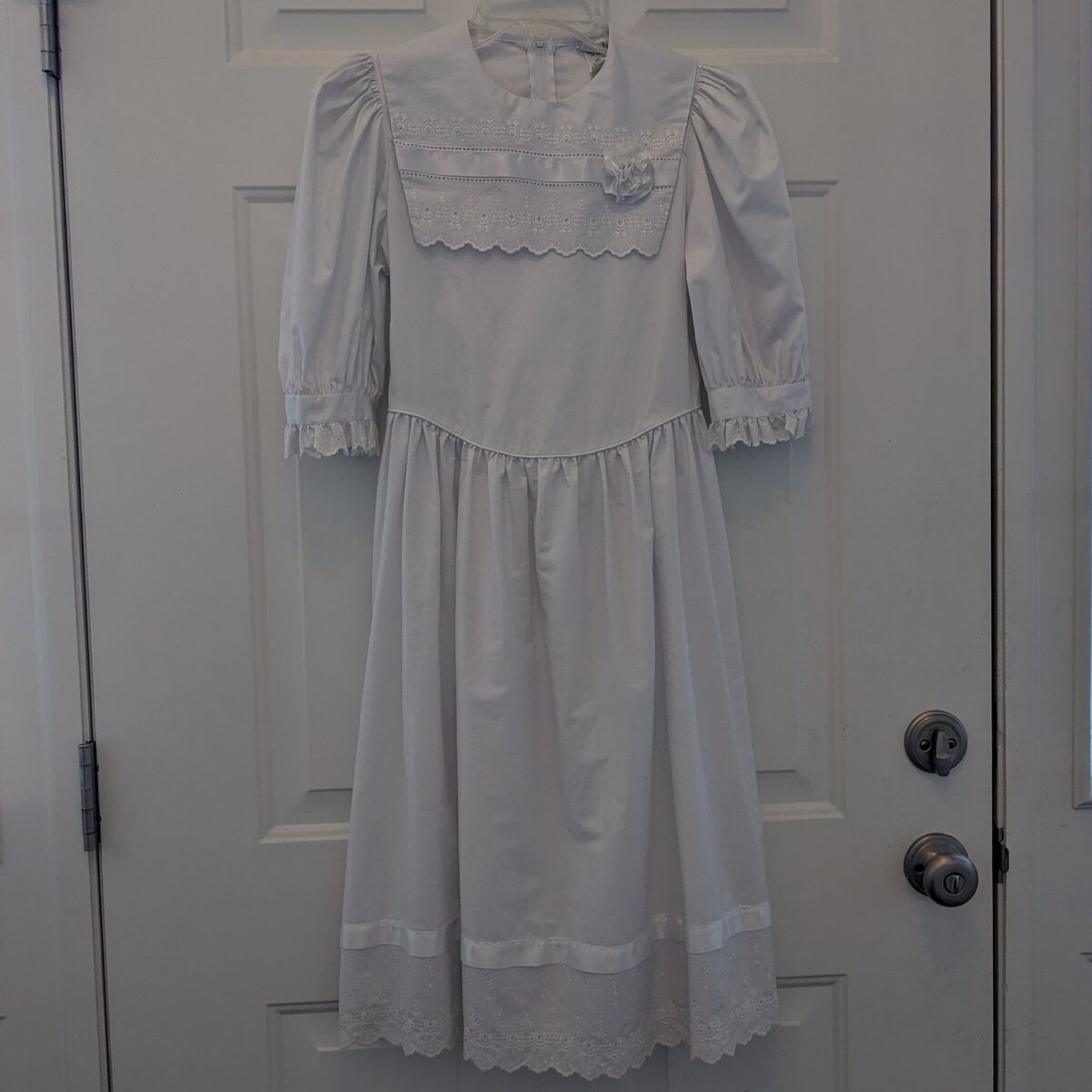 Vintage Baptism Sealing Dress - size 14