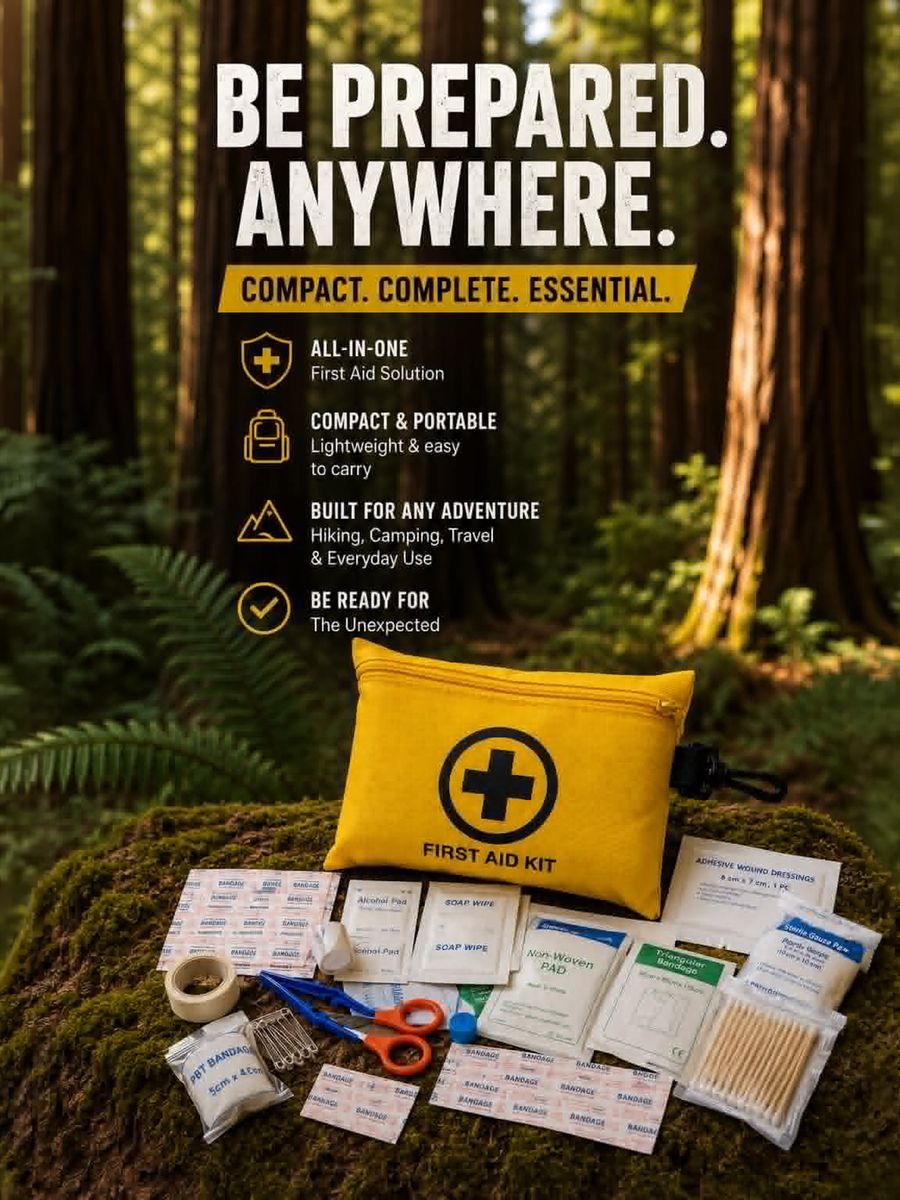 Alpha Squatch 151-Piece Emergency First Aid Kit