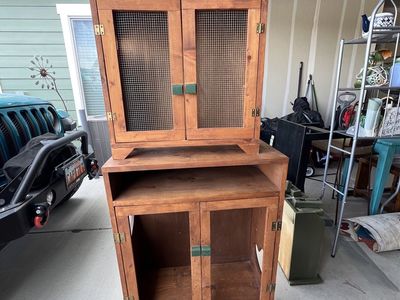 2 piece Handcrafted great quality Jelly cabinet