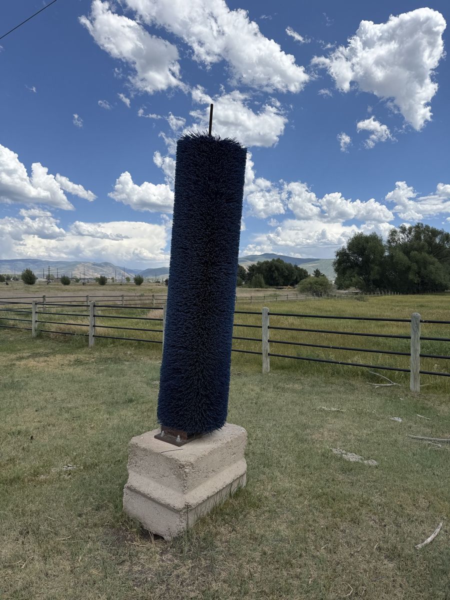 Heavy-Duty Livestock Scratch Brush