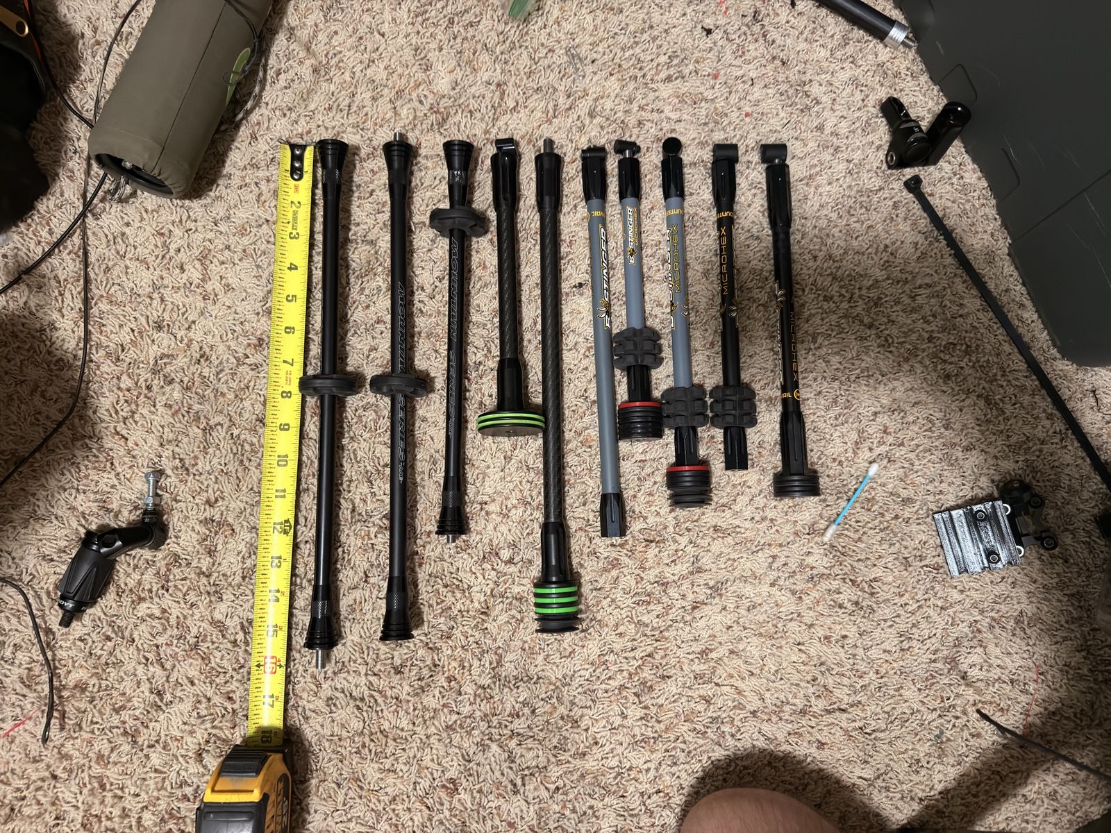 Assortment of Stabalizers.