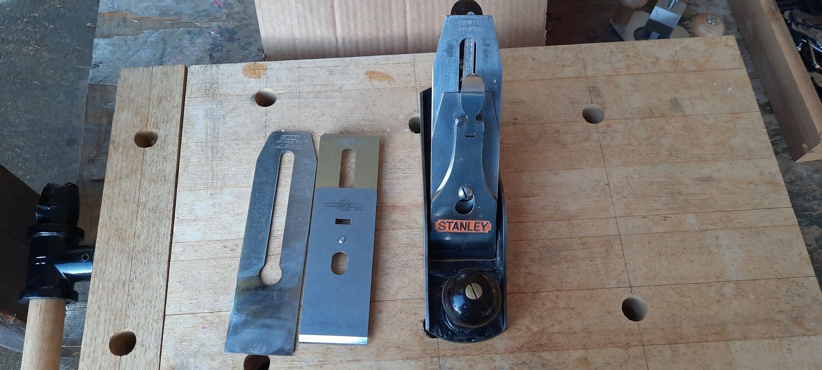 Stanley # 4  corrugated smoothing plane