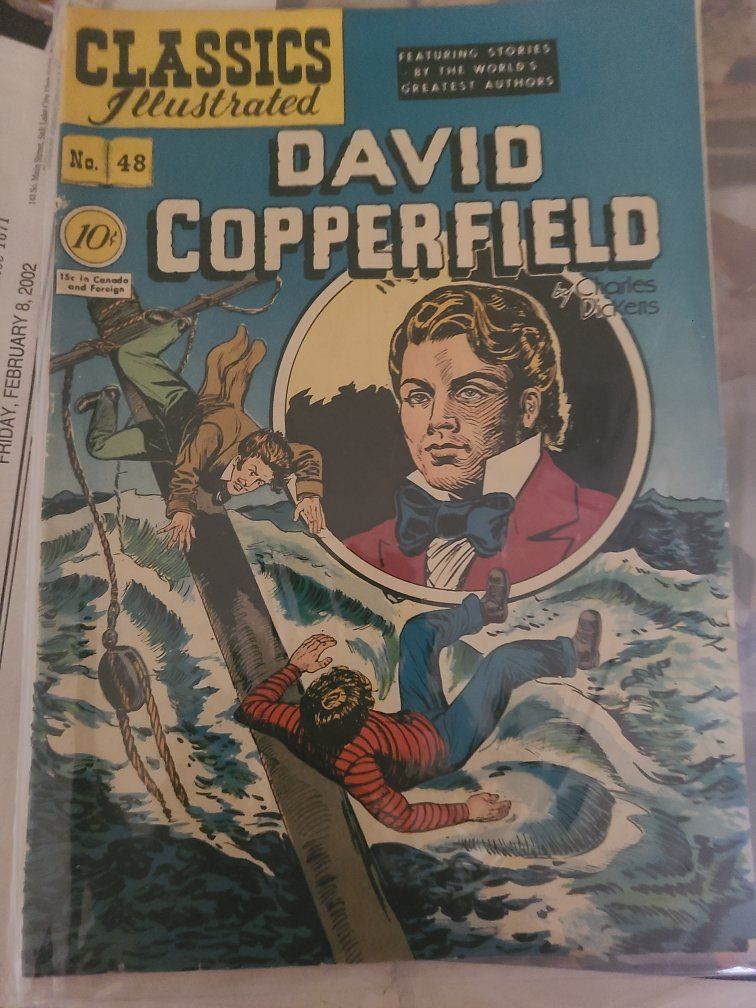 Classics Illustrated #48 David Copperfield Vintage Comic Book Charles Dickens