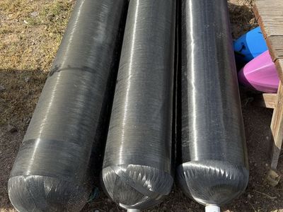 Three Dynetek carbon fiber CNG