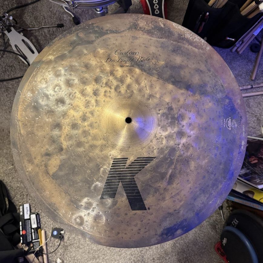 Zildjian K Custom 20 Inch Dry Light Ride Cymbal