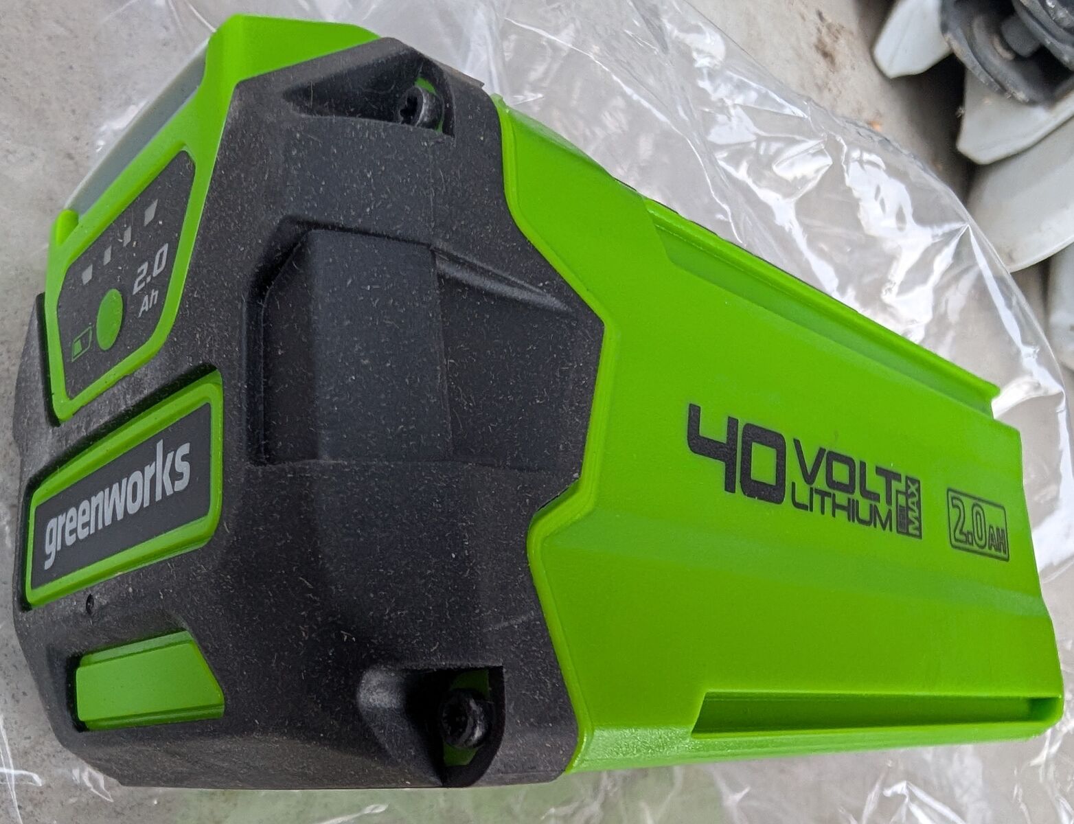 Greenworks 40V 2 Ah battery BAF721