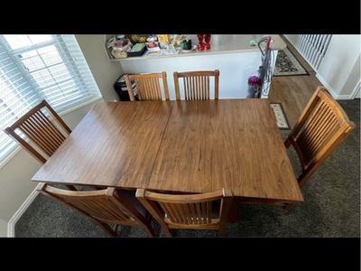 Solid wood table & chairs