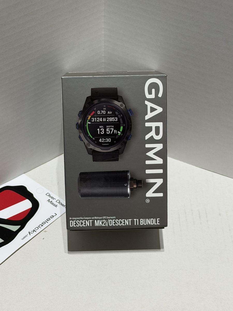 GARMIN Descent MK2i w/T1 Transmitter Dive Bundle (Scuba Diving Computer)