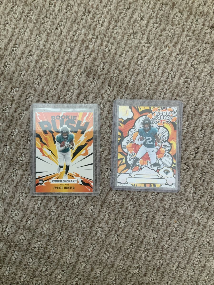 Travis Hunter Rookie & Stars Rookie Rush Football Card Lot - Jacksonville Jaguars RC