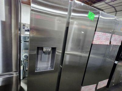 Brand New! Samsung Stainless Steel Side-by-Side Refrigerator with Water Dispenser