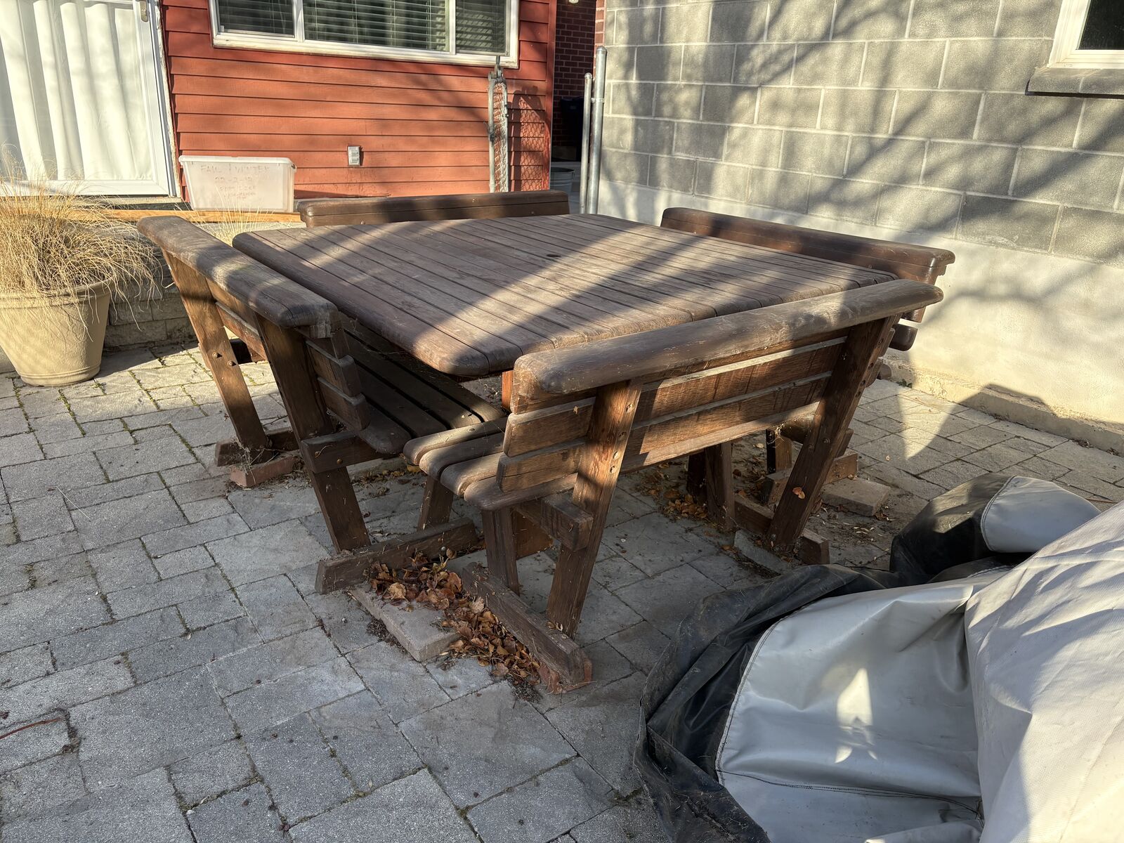 Jarrah Wood Picnic Table
