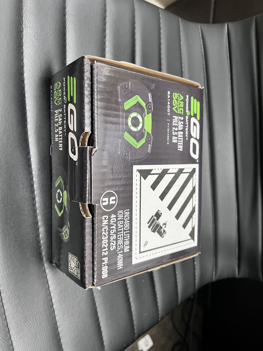 EGO battery ARC 56V lithium 2.5ah