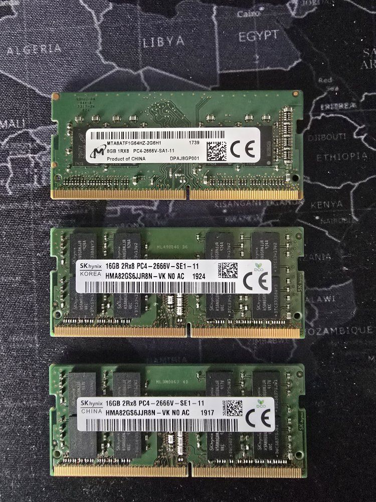 DDR4 8gb and 16gb sticks